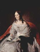 Francesco Hayez Portrait of the princess of Sant Antimo oil on canvas